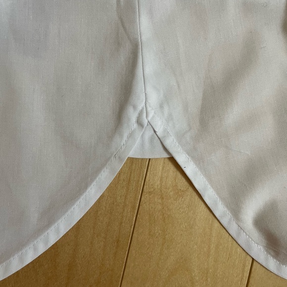 Bundle - The Gap 100% Cotton Shirt + Liz Claiborne 100% Cotton Crocheted… - Picture 12 of 14